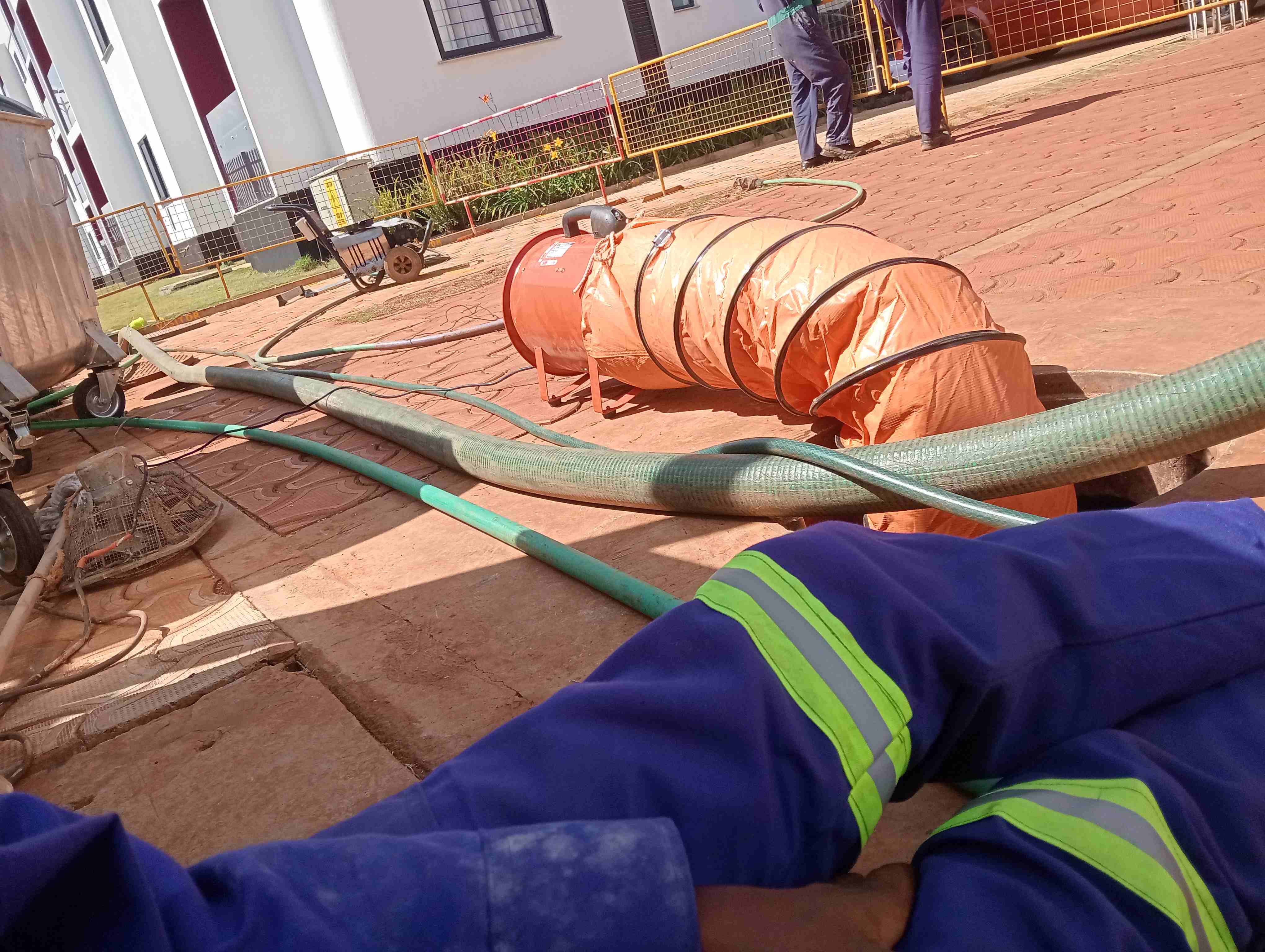 Residential septic tank maintenance