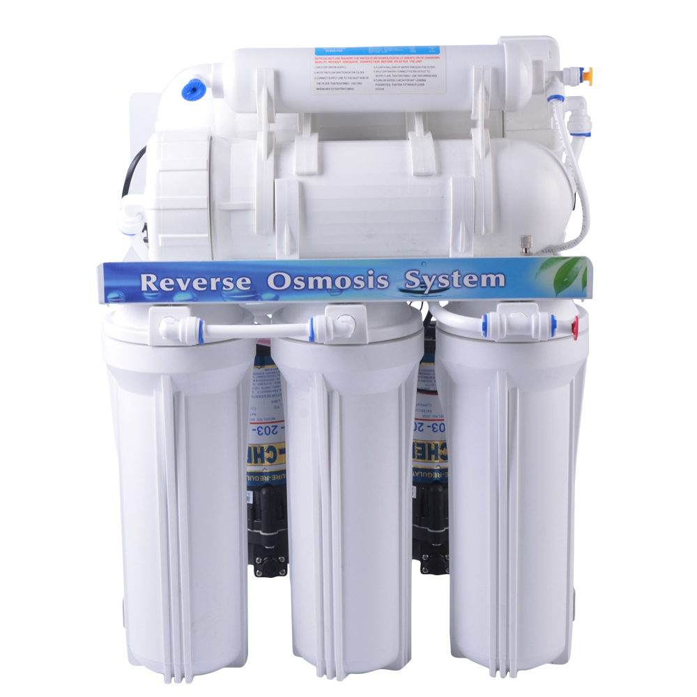 UV water purification unit installed on a home plumbing line to disinfect drinking water in Kenya